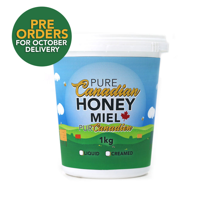 Pure Canadian Honey Tub | Plastic | 1 kg
