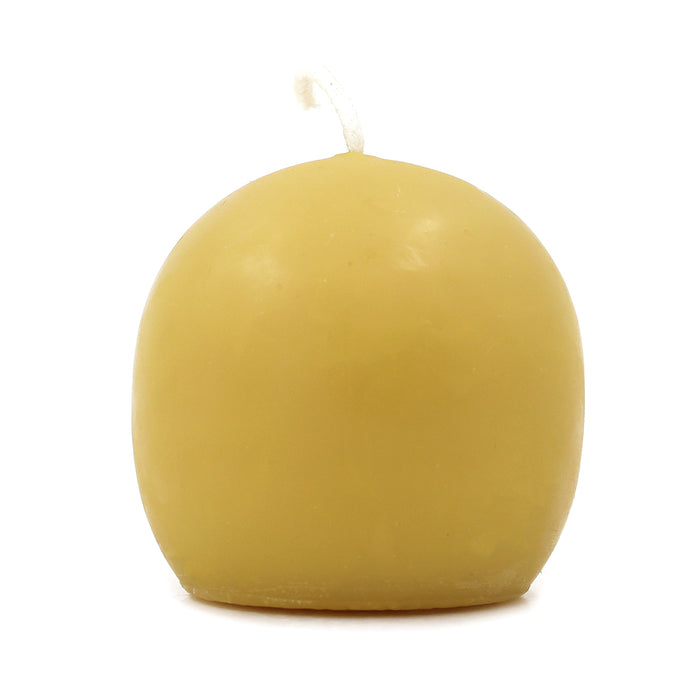 The Candle Works | Smooth Ball Beeswax Candle