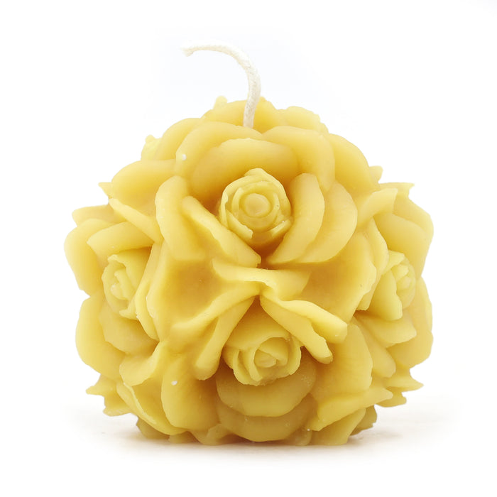 The Candle Works | Ball of Roses Beeswax Candle