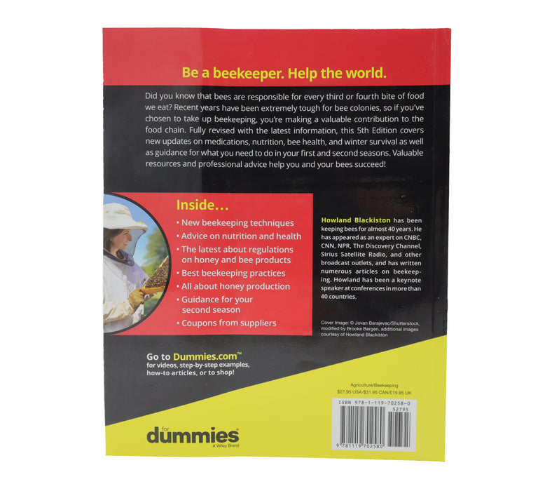 Beekeeping For Dummies 5th Edition | Howland Blackiston | Book