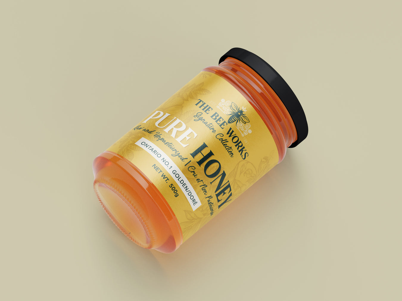 Free Honey Jar Mockup