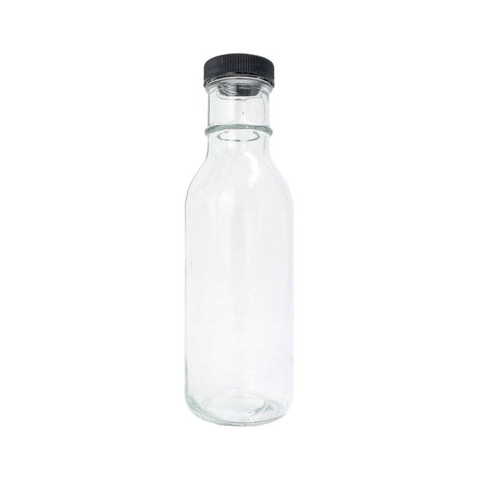 Glass Sauce Bottle with Ring Neck | 12 oz