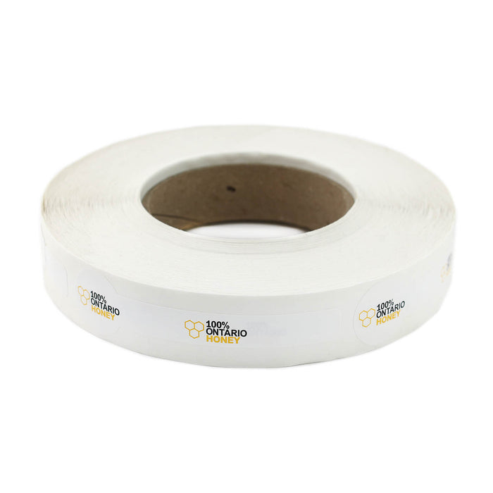 100% Ontario Honey | Tamperproof Label | Roll of 200