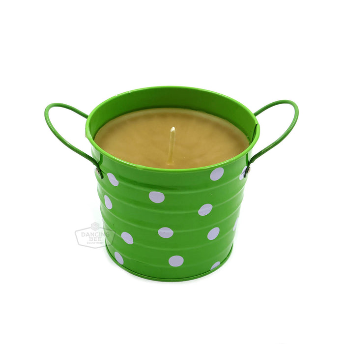 The Candle Works | Citronella Polka Dot Single Wick Candle | 1 lb