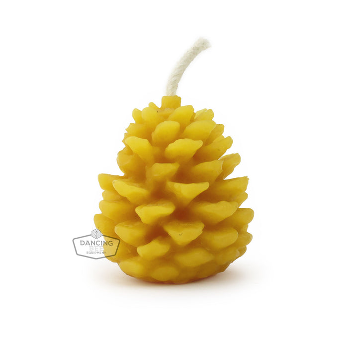 The Candle Works | Pinecone Beeswax Candle | Small