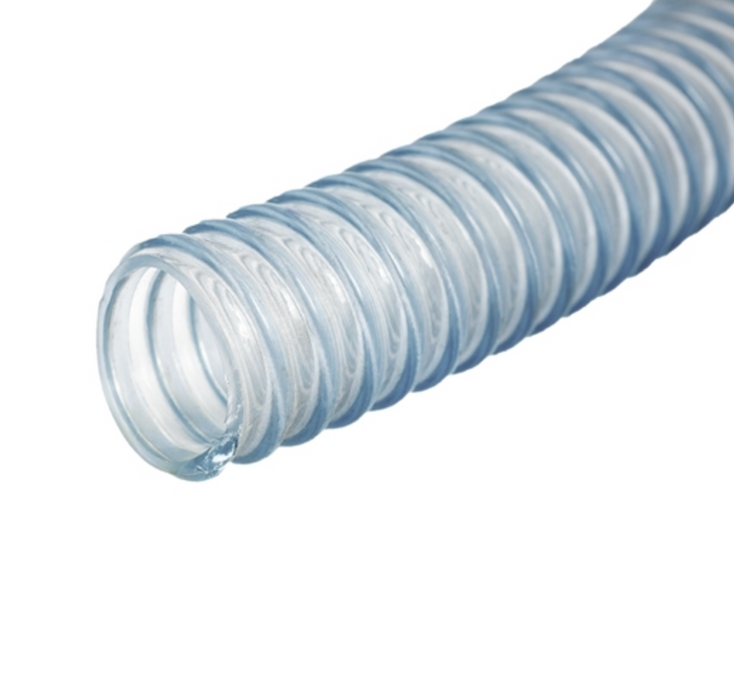 1-1/2" Clear Suction Flex Hose | Per Foot