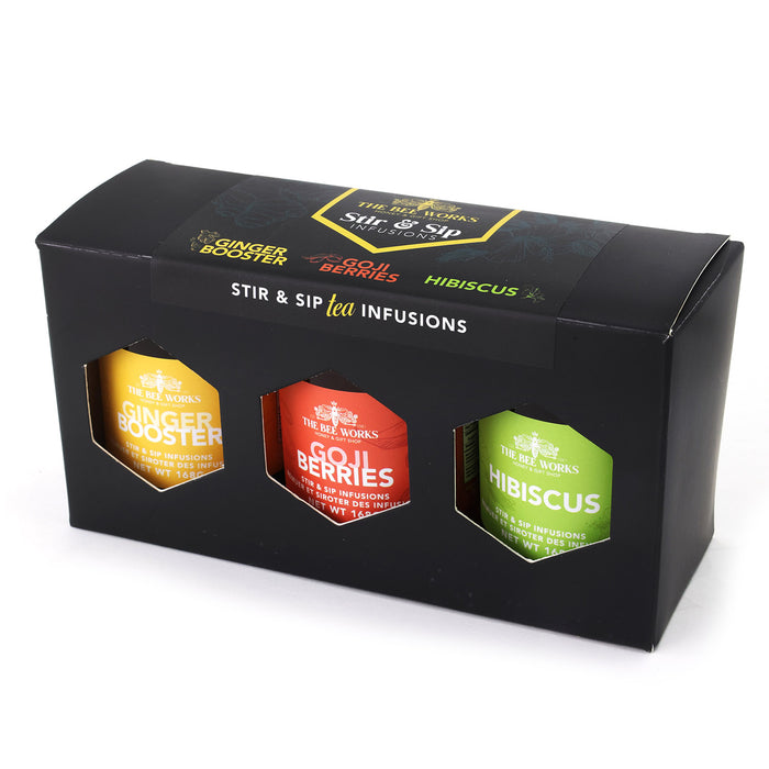 The Bee Works | Stir & Sip Tea Infusions | Set of 3