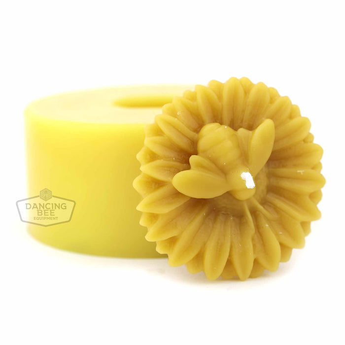 Candle Flex | Floating Sunflower with Bee Mould