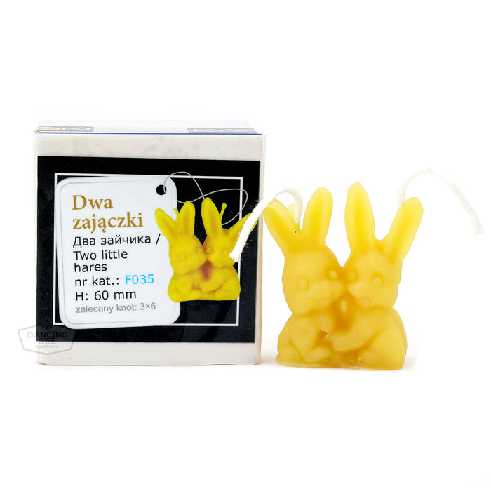 Lyson | Two Little Hares Candle Mould | F035