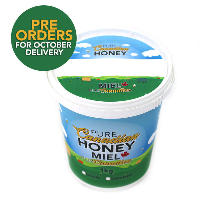 Pure Canadian Honey Tub | Plastic | 1 kg