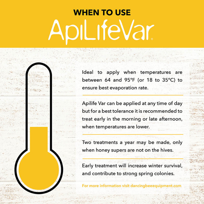 Api Life Var Api Life Var - Varroa Mite Control | Dancing Bee Equipment