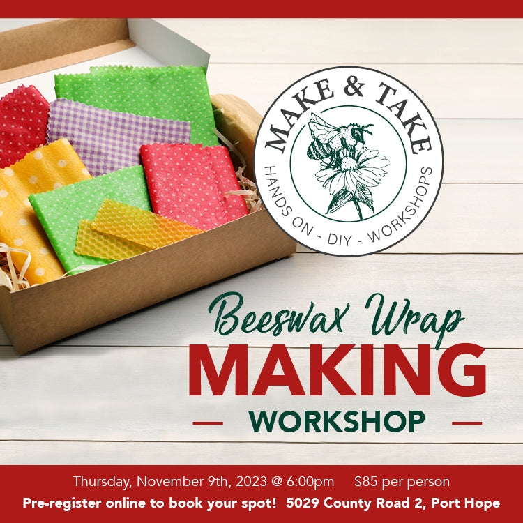 Beeswax Wrap Make & Take  Workshop | Thursday, November 9th, 2023