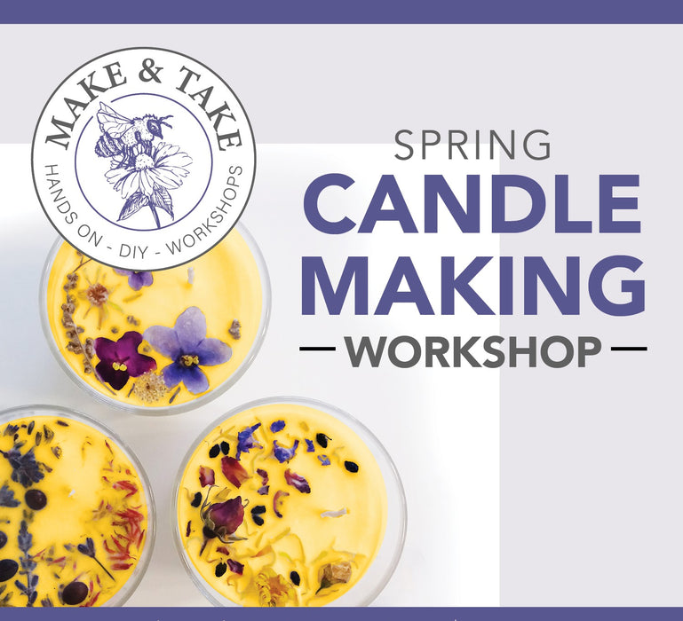 Spring/Earth Day Beeswax Alchemy Make & Take Candle Making Workshop | Saturday, April 20, 2024 1:30pm