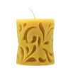 The Candle Works | Casted Cylinder Beeswax Candle