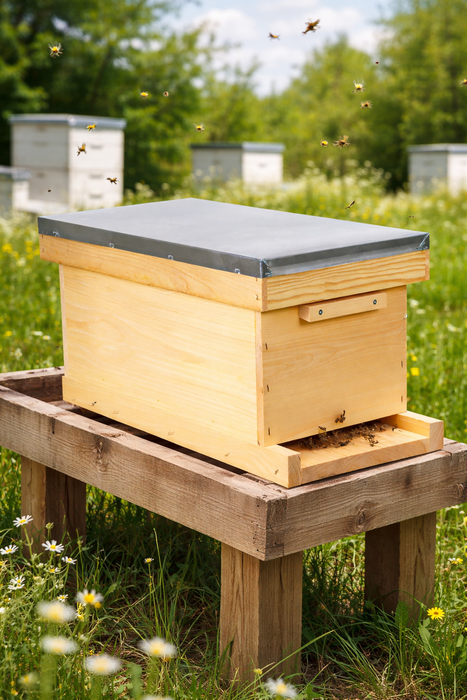 5 Frame Wooden Feeder Nuc Box