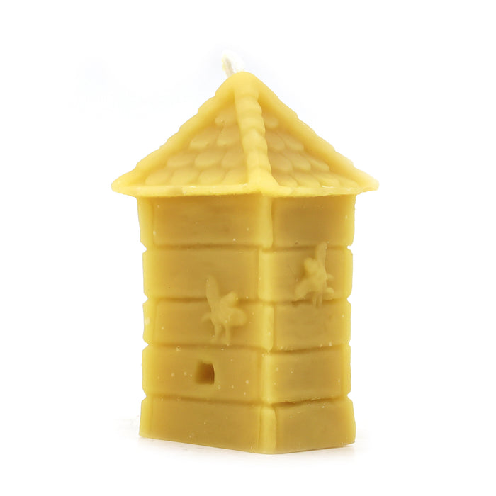 The Candle Works | Traditional Hive Beeswax Candle | 5" Tall