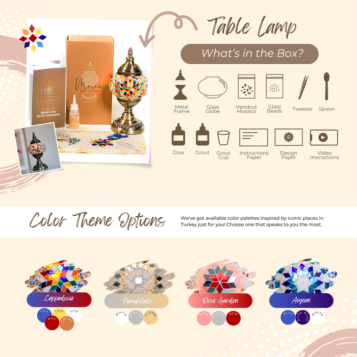 Mosaic Art | Short Lamp Kit