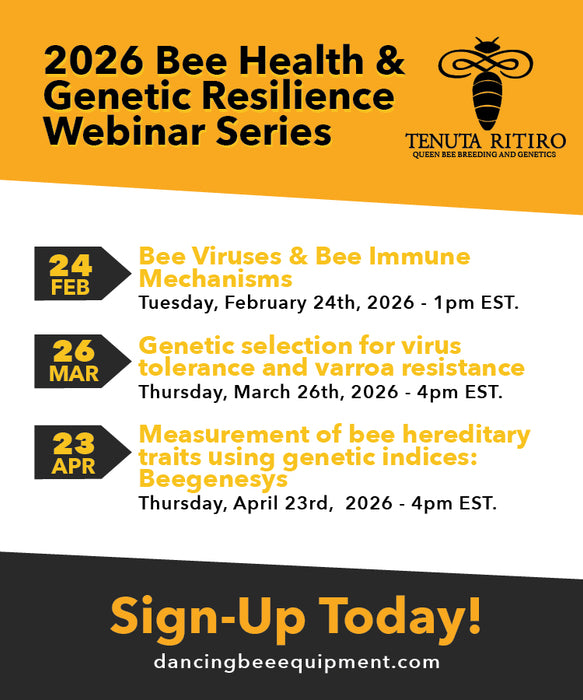 Webinar | 2026 Bee Health & Genetic Resilience Webinar Series