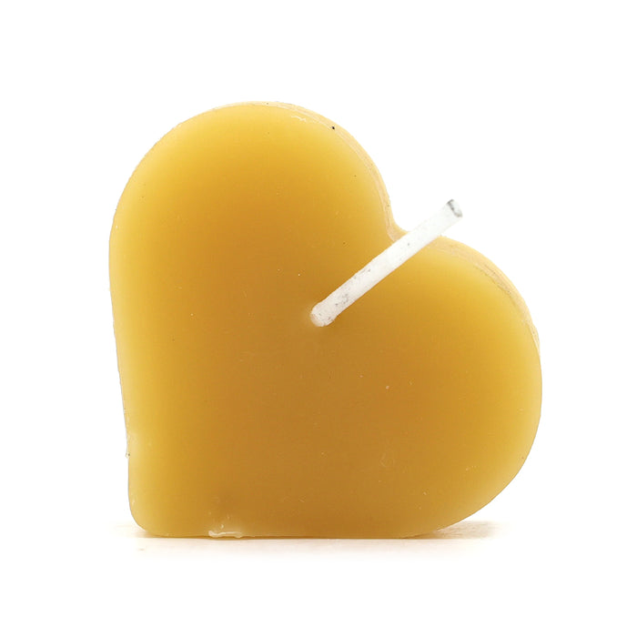 The Candle Works |Heart Tealight Beeswax Candle