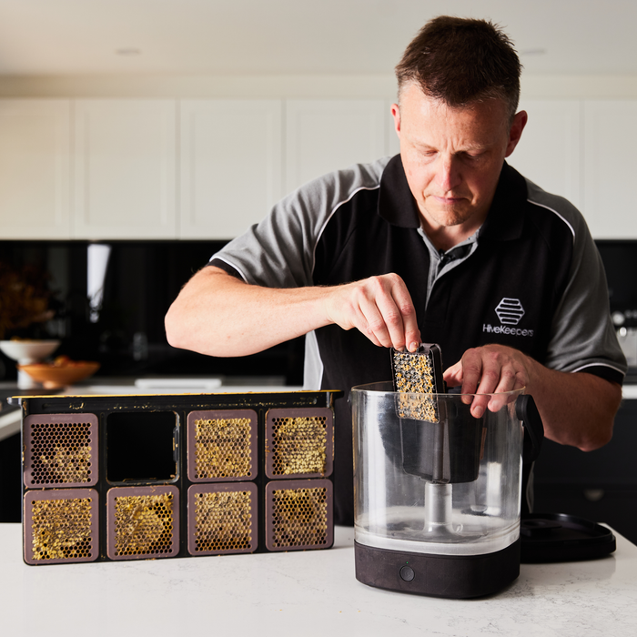 Frame with 8 Cassettes for Micro Honey Harvester | HiveKeepers - PRE-ORDER