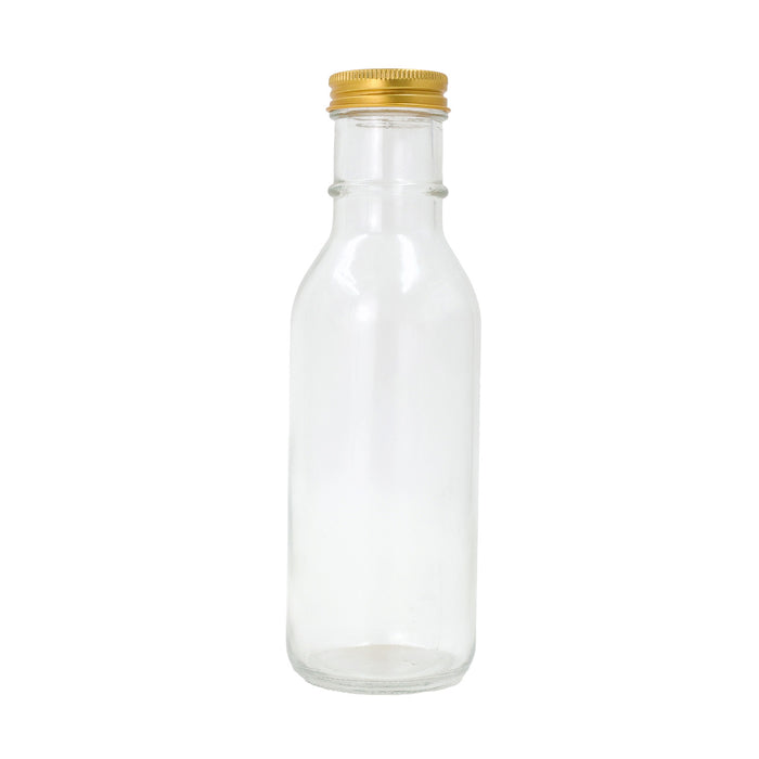 Glass Sauce Bottle with Ring Neck | 12 oz