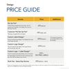 Custom Label Design and Print Service Digital Catalogue