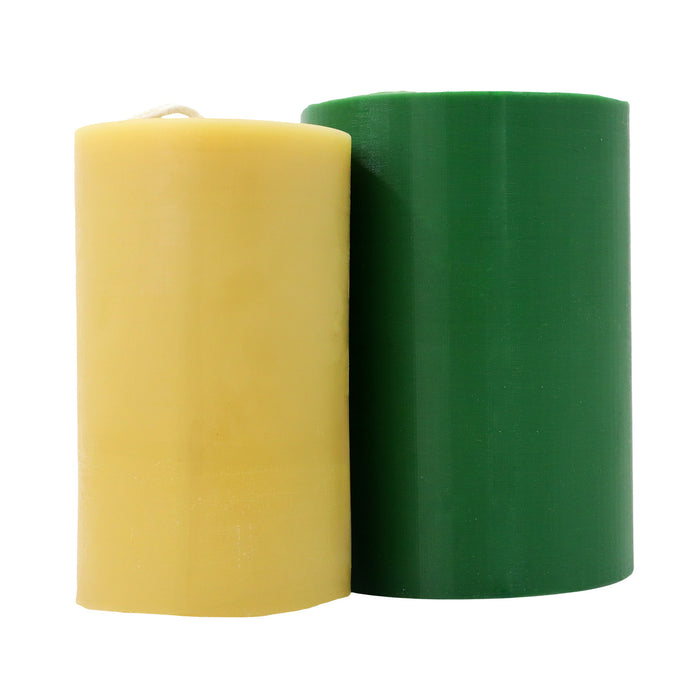 The Candle Works | Mould | Smooth Pillar 3"x5"