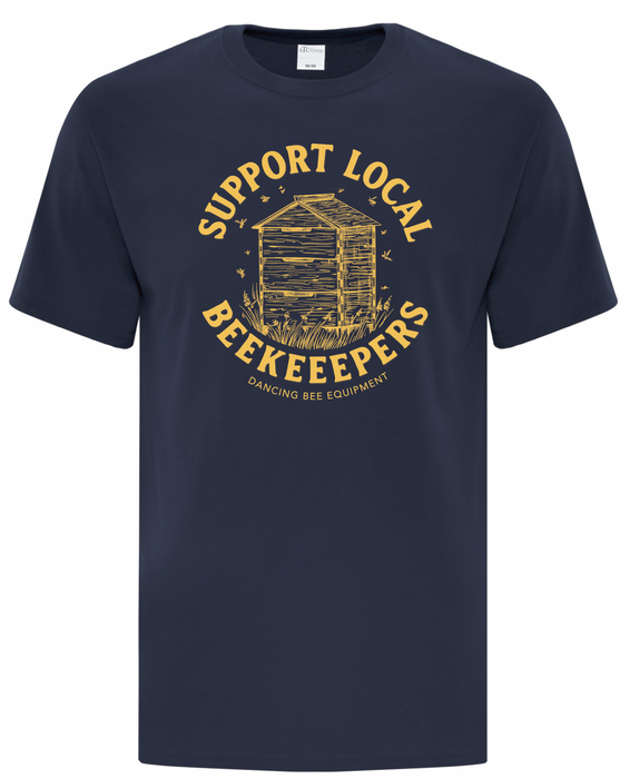 Dancing Bee Equipment | Support Local Beekeepers T-Shirt