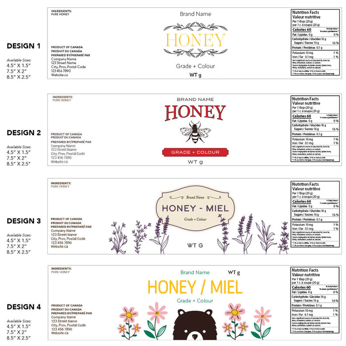 Labels and Services — Dancing Bee Equipment