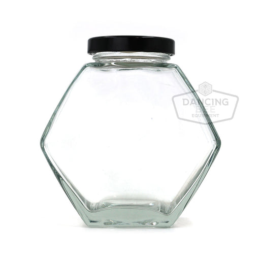 500 g Glass Hexagon Jar