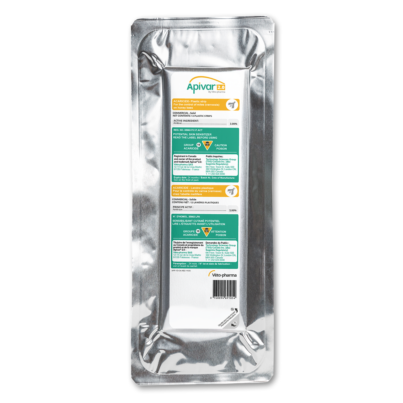 Apivar 2.0 | Varroa Mite Control in Canada | Dancing Bee Equipment