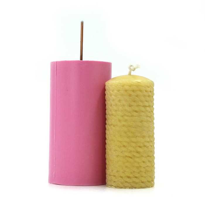 Busy Bee | Rope Pillar Candle Mould |5"