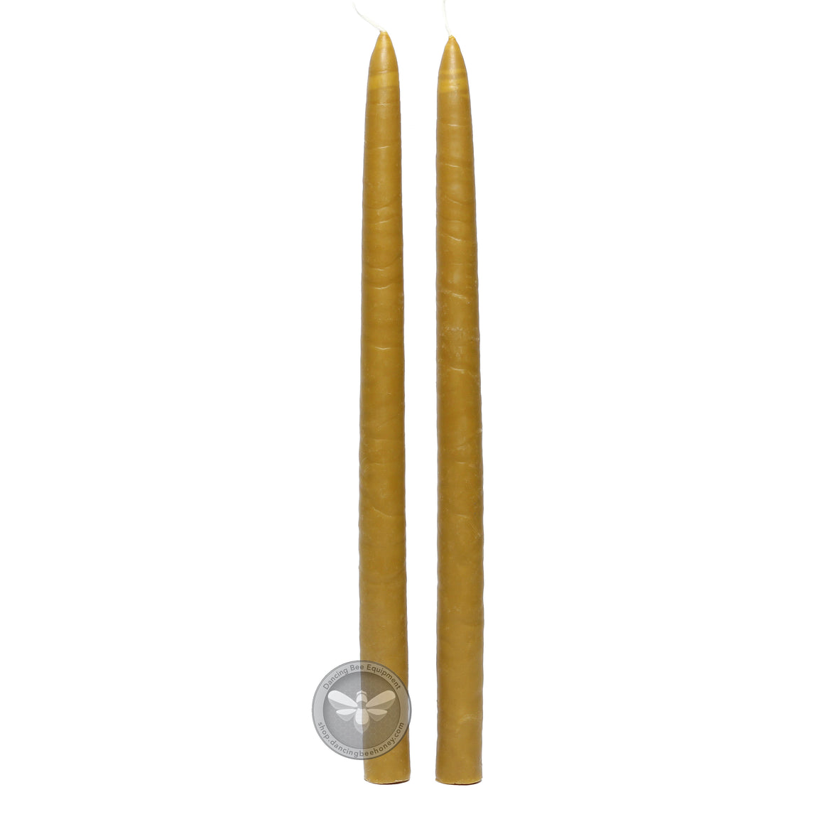 Dancing Bee Apiary | Hand Dipped Beeswax Taper Candles | 17"