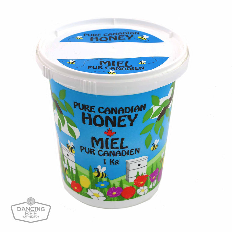 Pure Canadian Honey Plastic Tub | 1 kg
