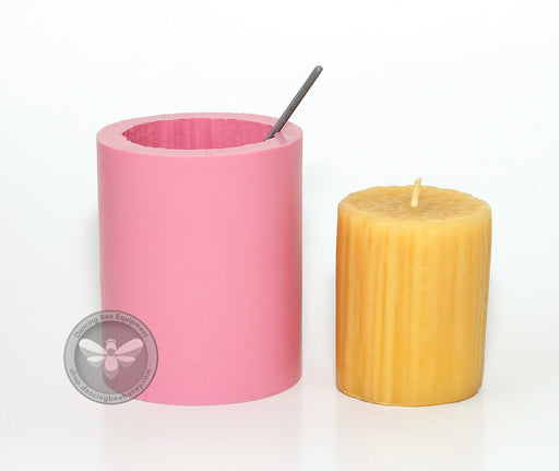Busy Bee | Dribble Pillar Candle Mould | 2.5" x 3"