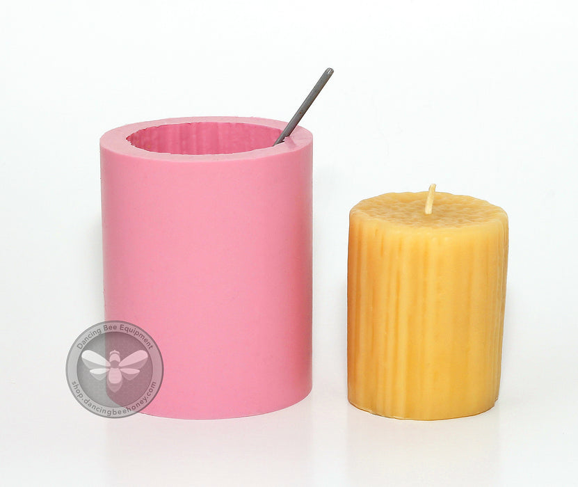 Busy Bee | Dribble Pillar Candle Mould | 2.5" x 3"
