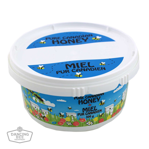 honeyたん Pure Canadian Honey Plastic Tub | 500 g in Canada | Dancing Bee