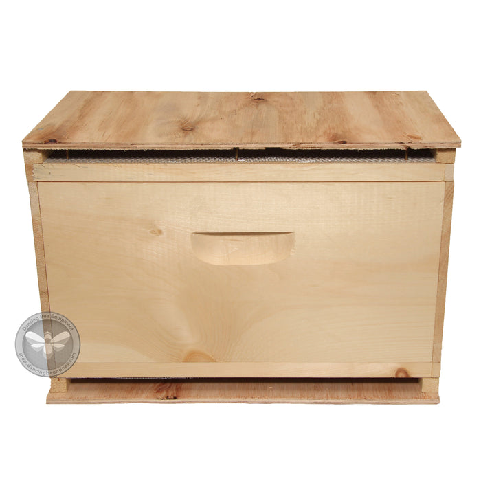 5 Frame Vented Wooden Shipping Nuc Box