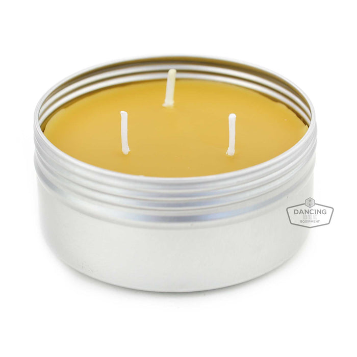 The Candle Works | 3-Wick Beeswax Candle Tin