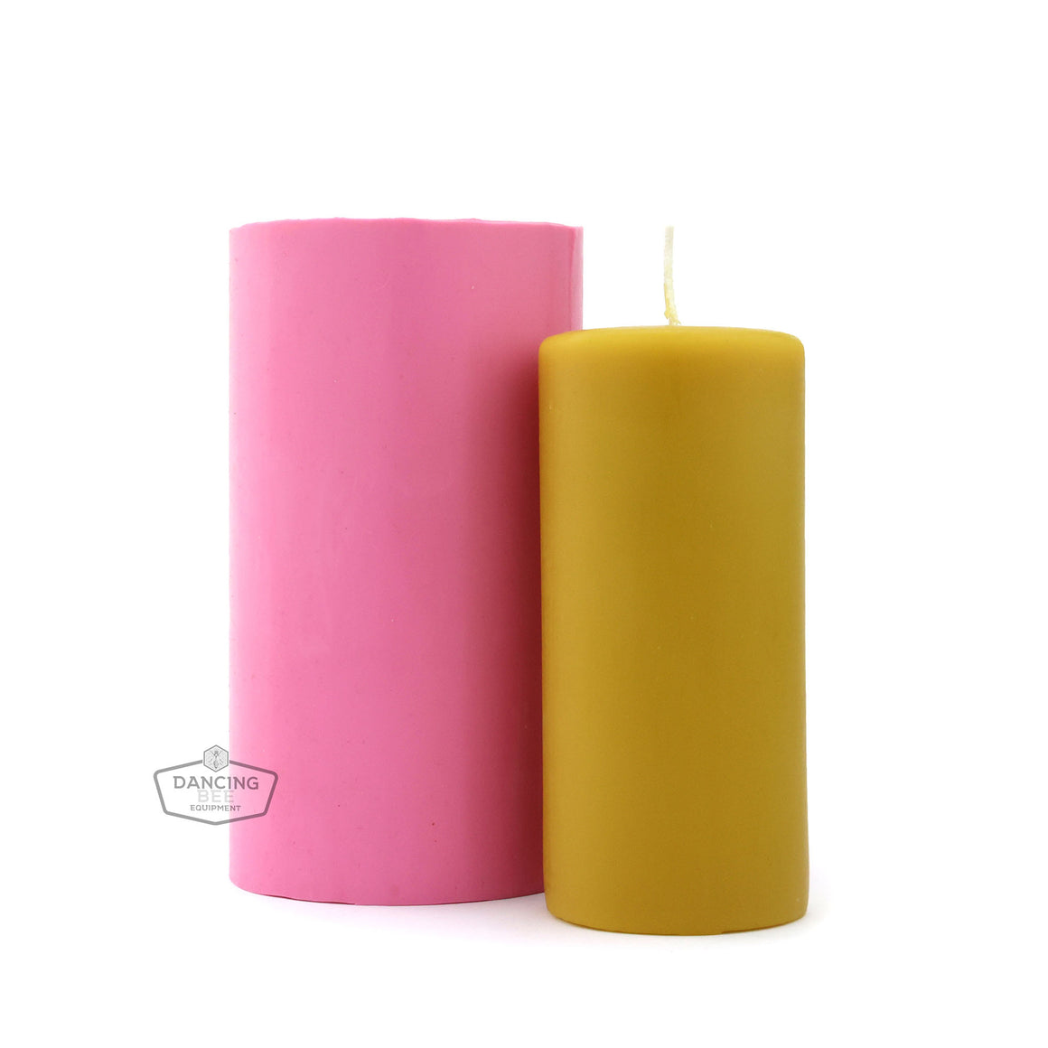 Busy Bee | Smooth Pillar Candle Mould |  2" x 5"