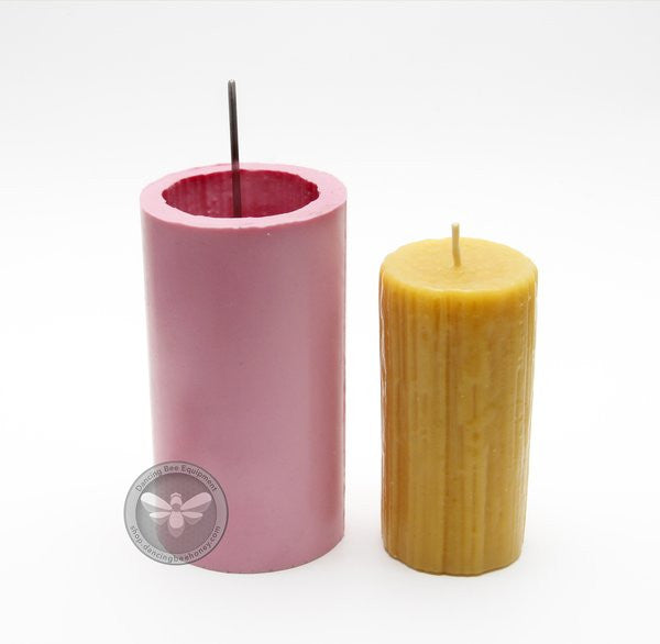 Busy Bee | Dribble Pillar Candle Mould | 2.5" x 5"