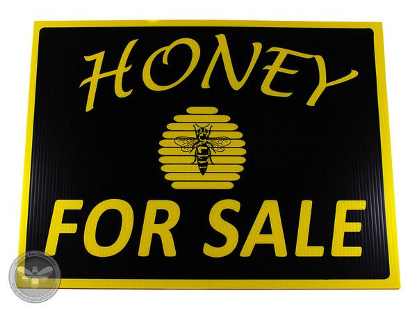 Honey For Sale Sign | Bold