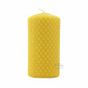The Candle Works | Diamond Pillar Candle | 2.75" x 5"