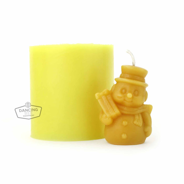 Candle Flex | Snowman with Gift Box Candle Mould
