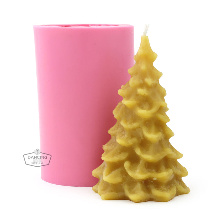 Busy Bee | Spruce Tree Candle Mould | 2.5" x 4"