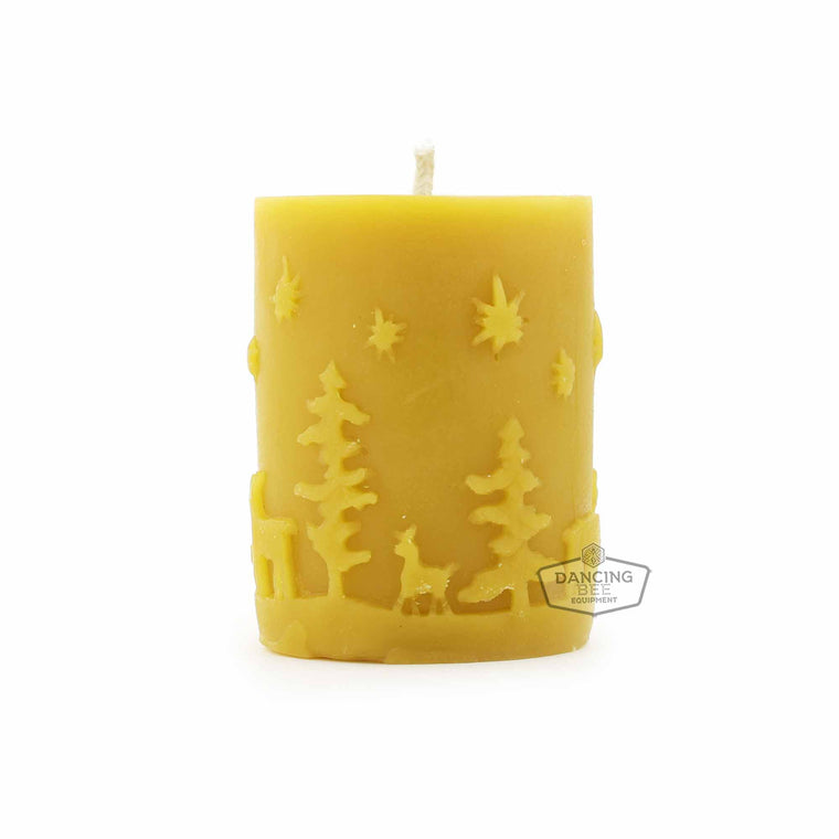 The Candle Works | Winter Scene Pillar Candle