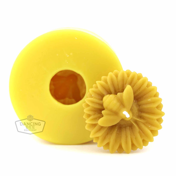 Candle Flex | Floating Sunflower with Bee Mould