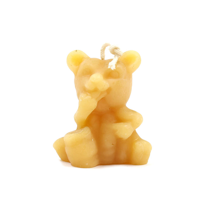 The Candle Works | Bear with Honeypot Beeswax Candle