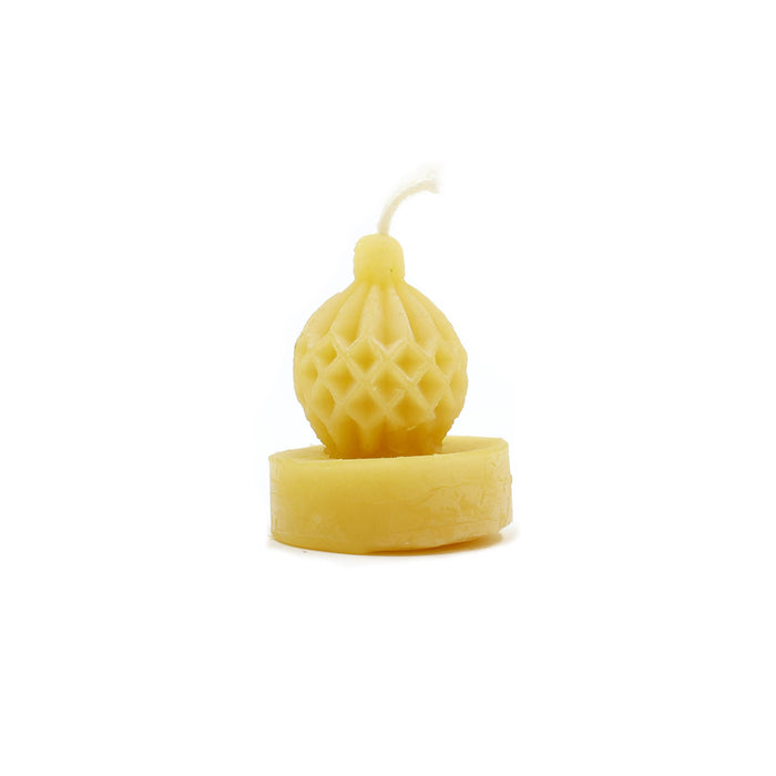 The Candle Works | Bauble Tealight | Pure Beeswax Candle