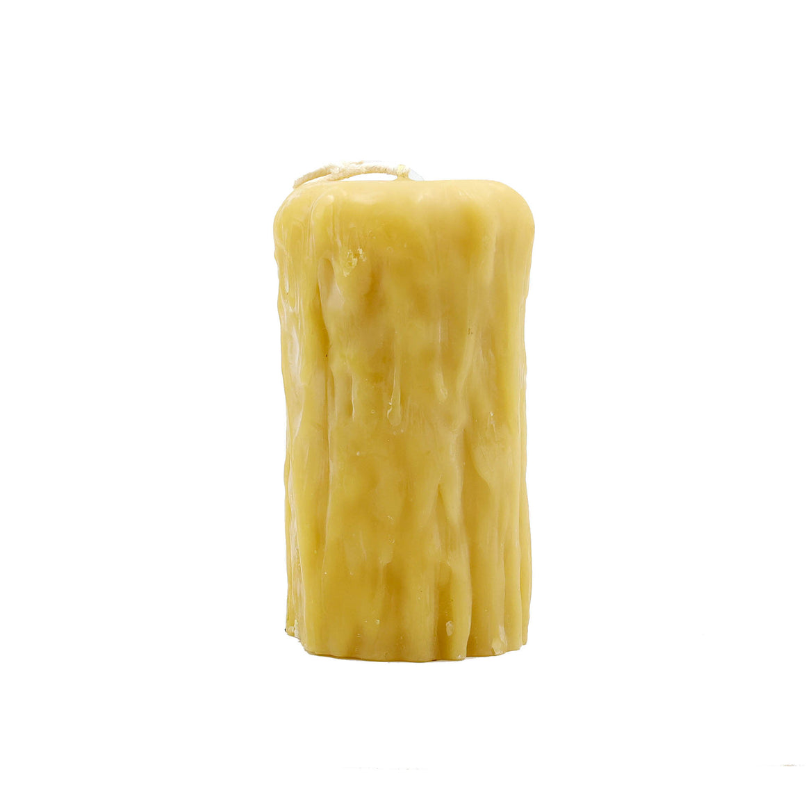The Candle Works | Rustic Pillar Large | Pure Beeswax Candle